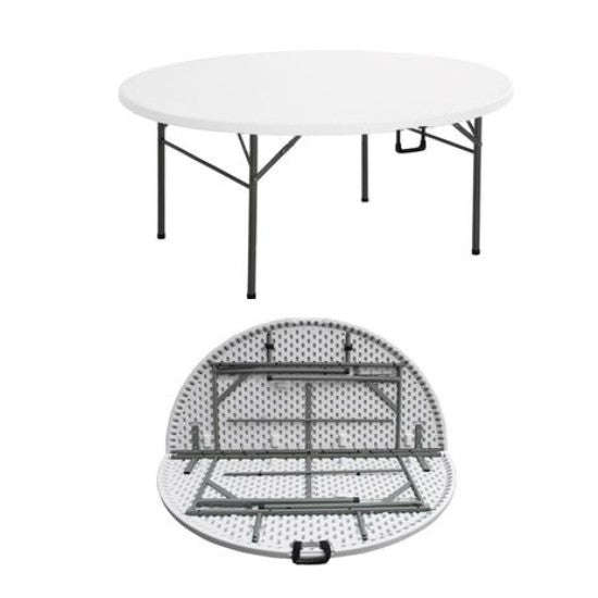 8 Seater Round Folding Trestle Table