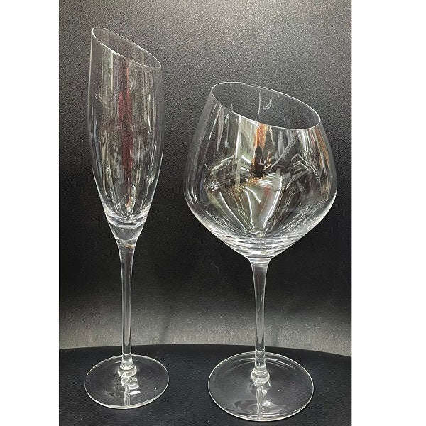 Stemware - Clear - Slanted - 6's