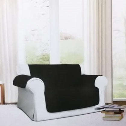 Sofa Covers - Black - 2 Seater ( 224 x 179 cm )