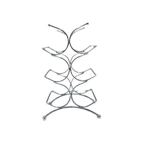 Bottle Rack - 6 Bottle Upright - Silver