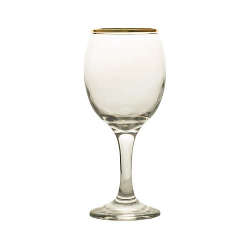 Stemware - Single Gold Rim - 6's