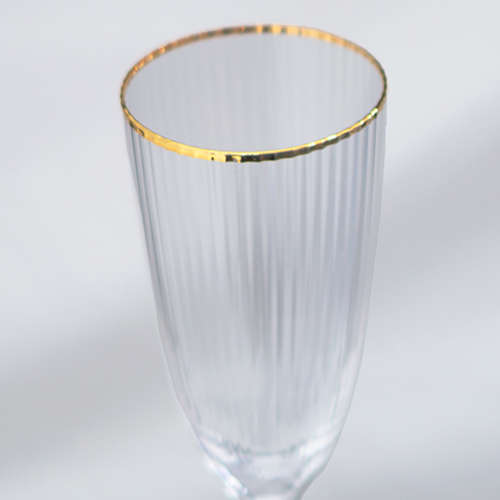 Stemware - X-Ray Gold Rim - 6's