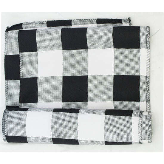 Table Runner - Checkered - Black & White