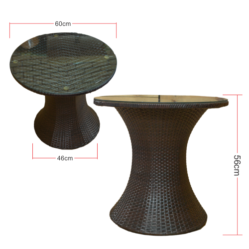 Patio Furniture  - Round Tub Chair & Table Set