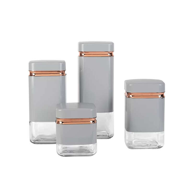Canister Set - 4pc Square