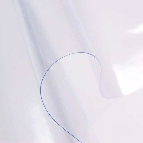 Clear PVC Plastic - 800 Micron - Per Meter