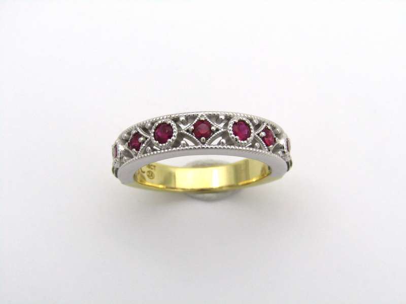 18K gold ruby ring by Jenna Clifford.