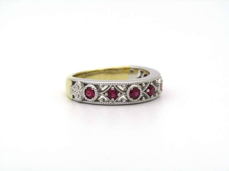 18K gold ruby ring by Jenna Clifford.