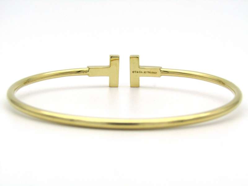 Tiffany & Co. T Diamond Wire Bracelet.