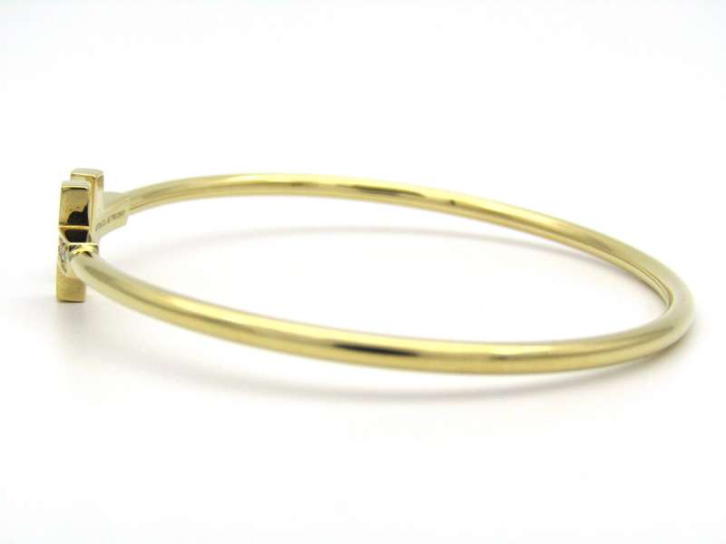 Tiffany & Co. T Diamond Wire Bracelet.