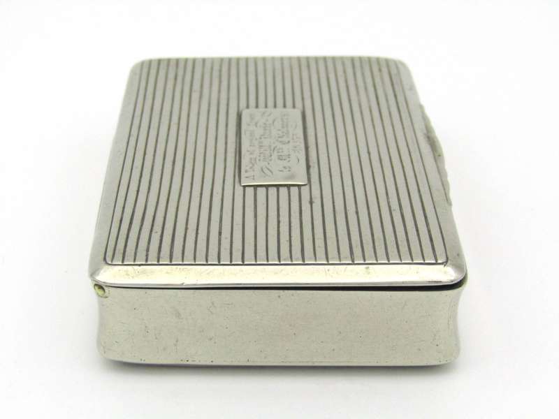 German silver snuff box, Frankfurt, Circa 1780.