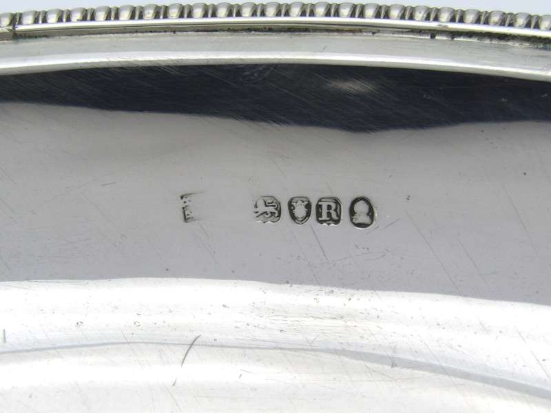 Silver entree dish by William Bateman, London, 1812.