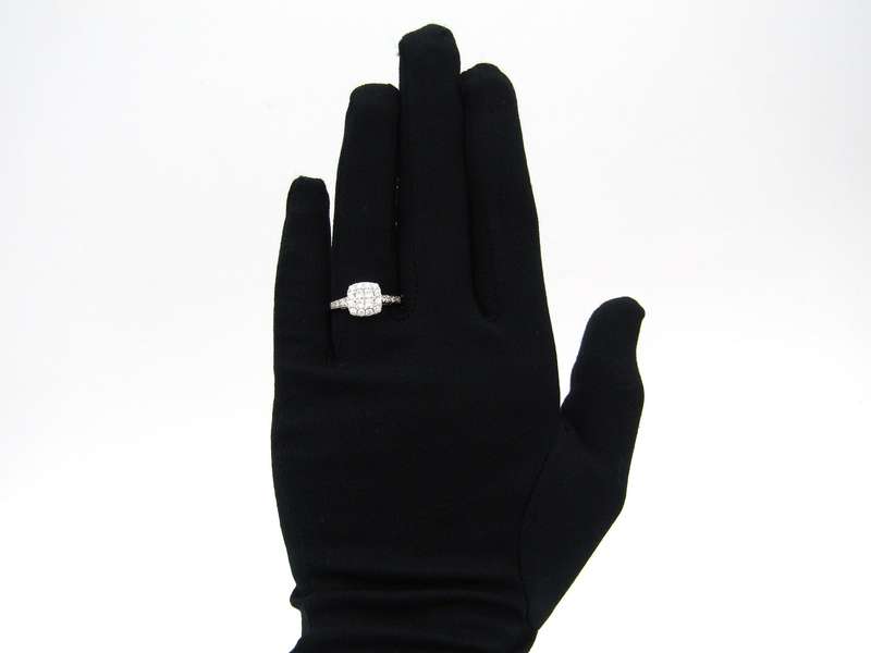 9K gold diamond ring.