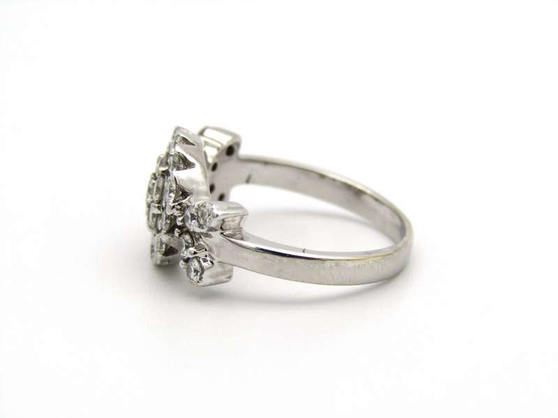 18K gold diamond ring.