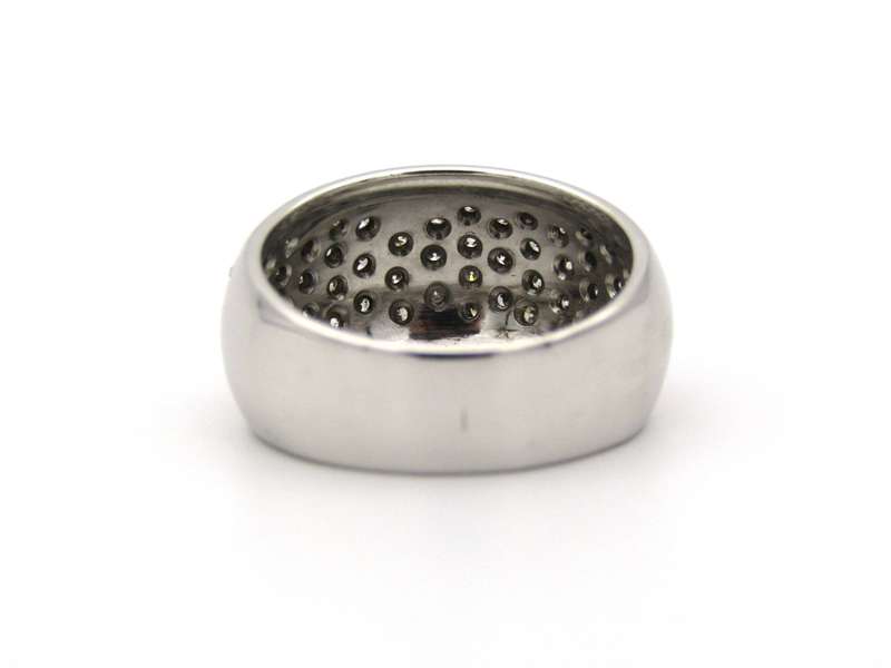 18K gold diamond ring.