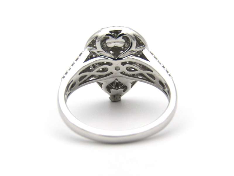 9K gold diamond ring.