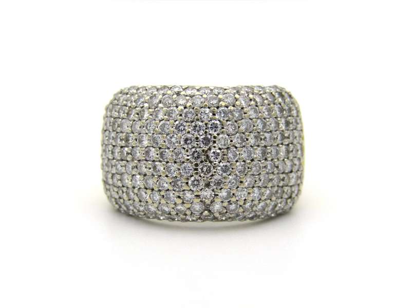 18K gold diamond dress ring by Jenna Clifford.