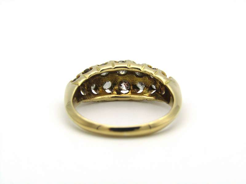 18K gold Victorian diamond ring.