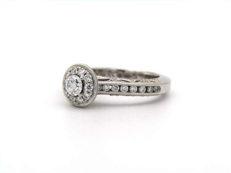 18K gold 1934 diamond engagement ring by Browns.