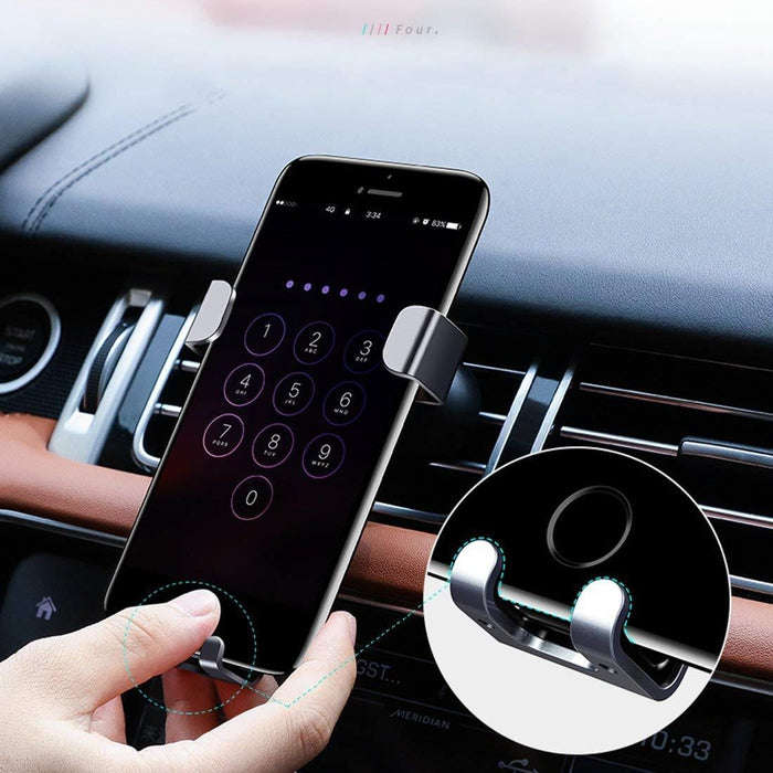 2-for-1 Universal Air Vent Car Phone Holder