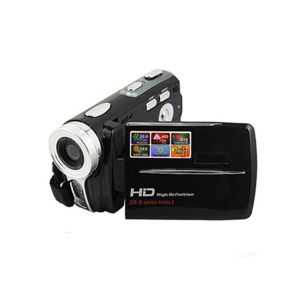 20MP Digital Video Camera Recorder - Black