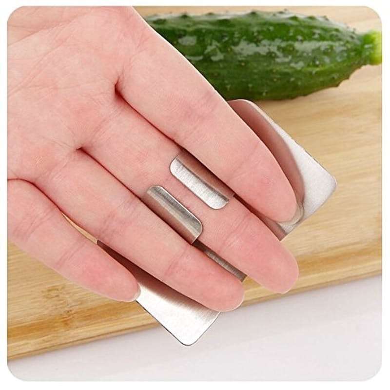 2x Stainless Steel Finger Guards