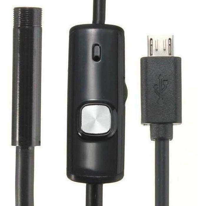 6 LED 7mm Lens USB Android Endoscope Borescope HD Camera