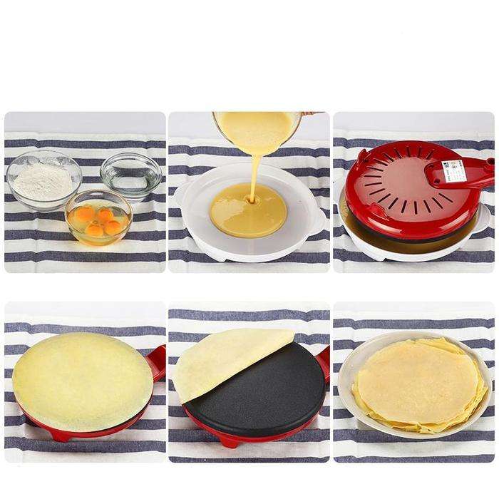 600W Pancake & Crepe Maker
