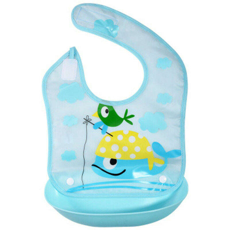 Baby Bib With Detachable Tray - Pink