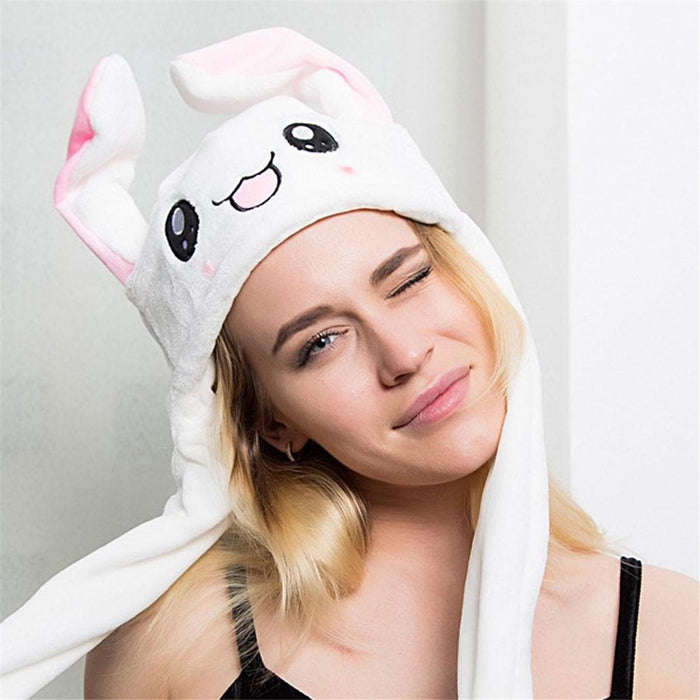 Bunny Rabbit Moving Ears Hat