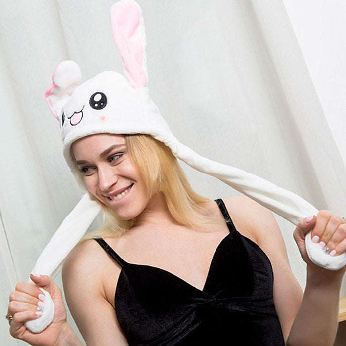 Bunny Rabbit Moving Ears Hat