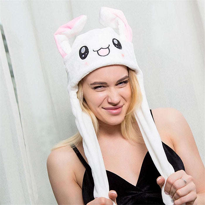 Bunny Rabbit Moving Ears Hat