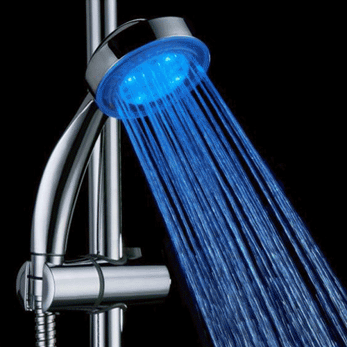 Color Changing LED Shower Head