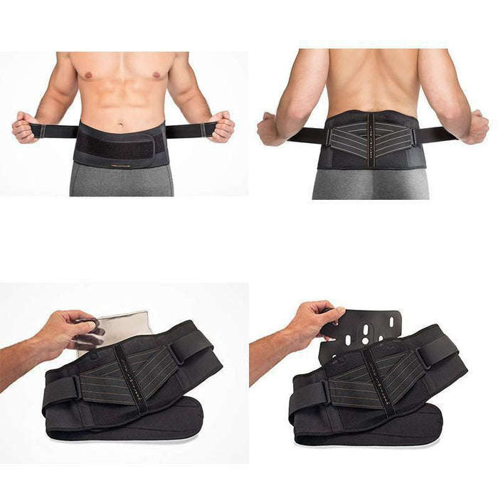 Copper Fit Rapid Relief Back Support Brace With Hot/Cold Therapy