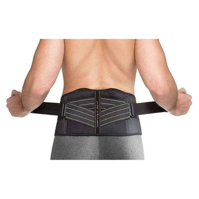 Copper Fit Rapid Relief Back Support Brace With Hot/Cold Therapy