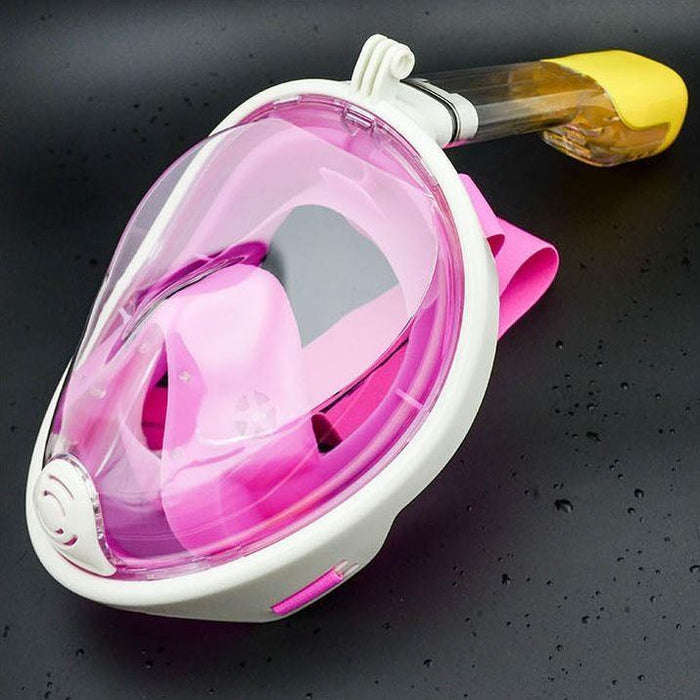 Full Dry Snorkeling Mask - S/M / Pink
