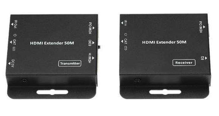 HDCVT HDMI Extender 50m slim with IR POE