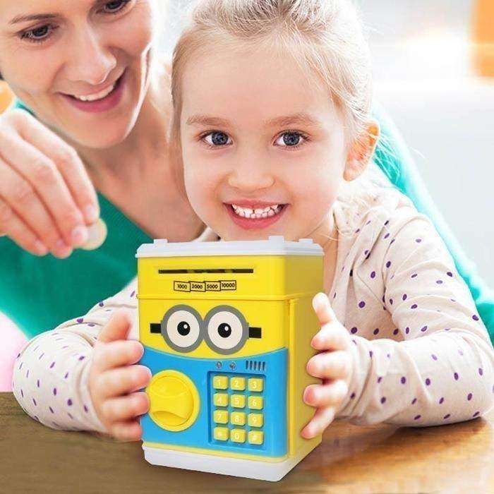 Kids Cartoon ATM Saving Box - Minion