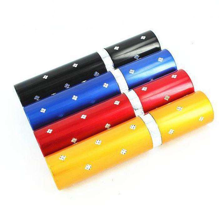 Mini Lipstick Self Defense Electric Shock Stun Gun With LED Flashlight - Red