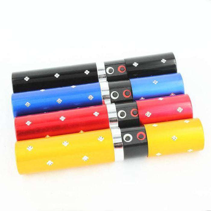 Mini Lipstick Self Defense Electric Shock Stun Gun With LED Flashlight - Red