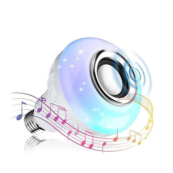 Multicolored LED Music Light Bulb