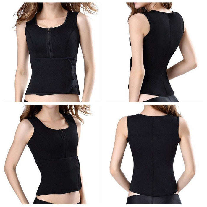 Neoprene Hot Sweat Waist Trainer - M / Pink