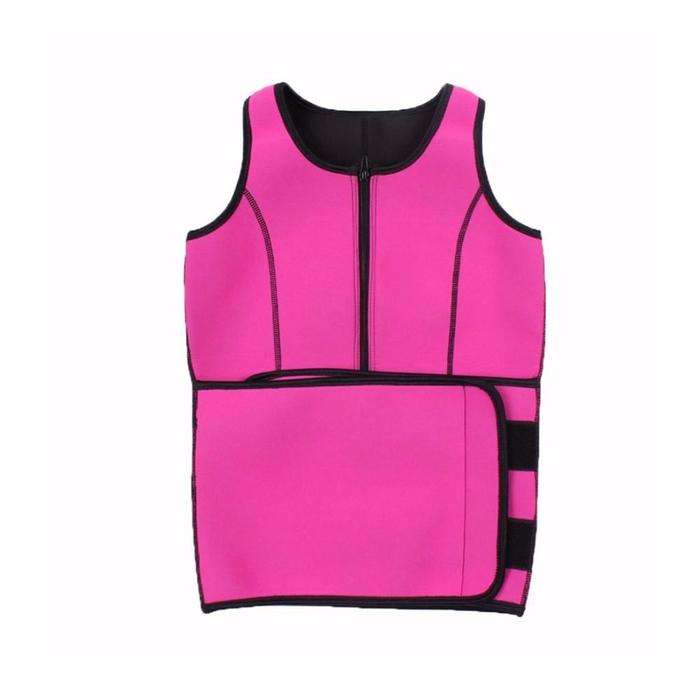 Neoprene Hot Sweat Waist Trainer - M / Pink