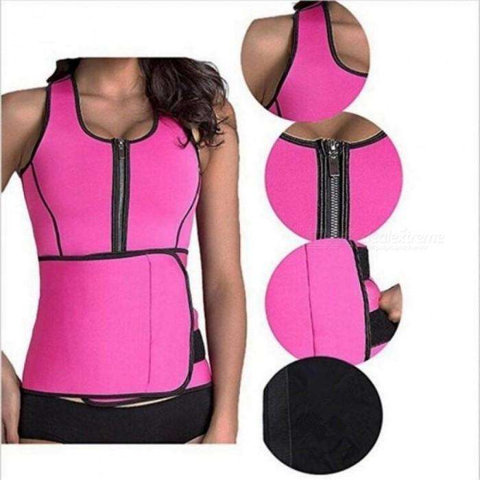 Neoprene Hot Sweat Waist Trainer - M / Pink