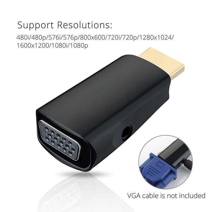 Portable HDMI to VGA Converter