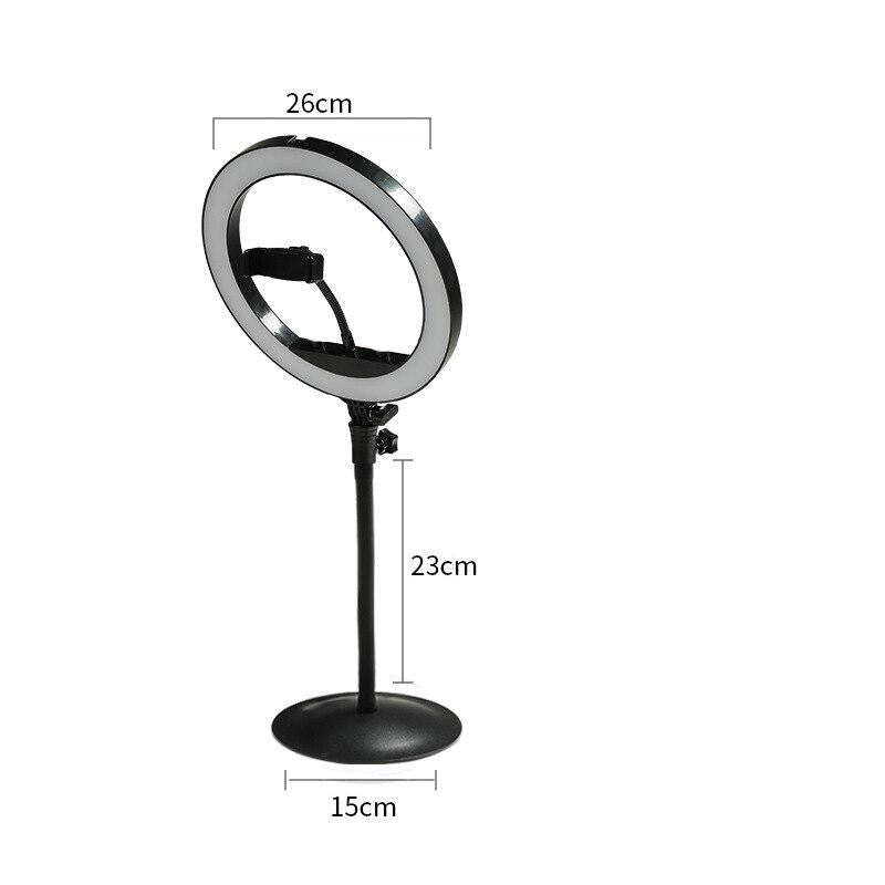 10 Inch Ring Light With Suction Cup Base