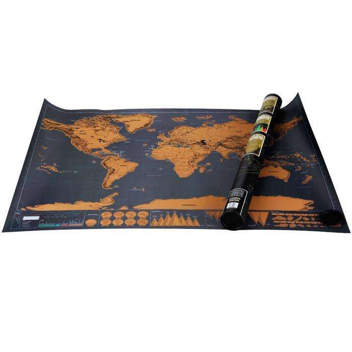 Scratch Map Deluxe Edition