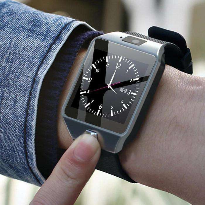Smart Phone Watch with Sim Card Function - Black