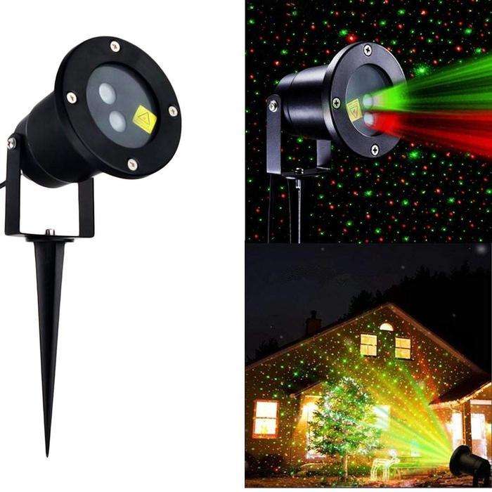 Solar Powered Laser Light Projector