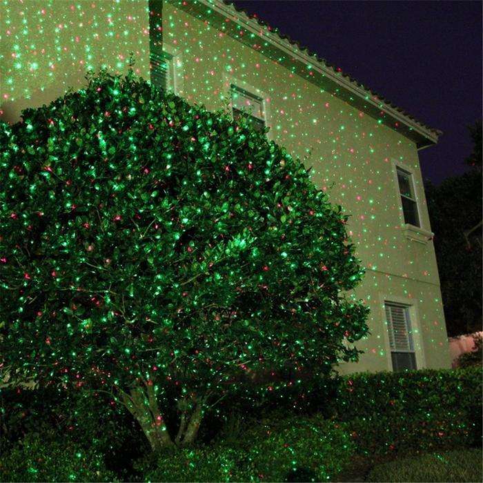 Solar Powered Laser Light Projector